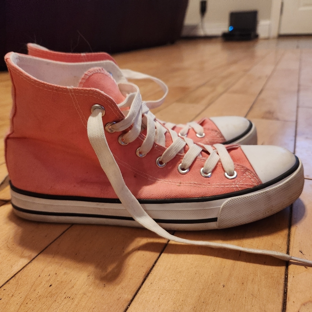Pink high tops